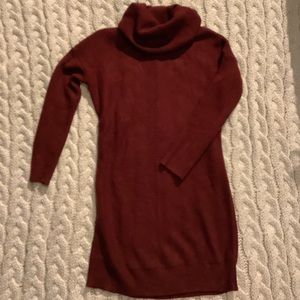 Lulu’s  Burgundy Sweater Dress Size Small